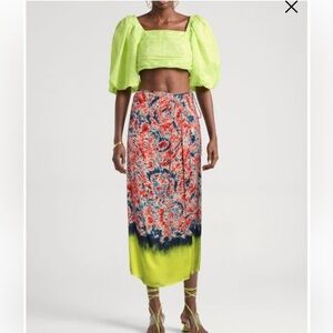 Essentiel Antwerp
Women's tie dye ruched tie Maxi Skirt